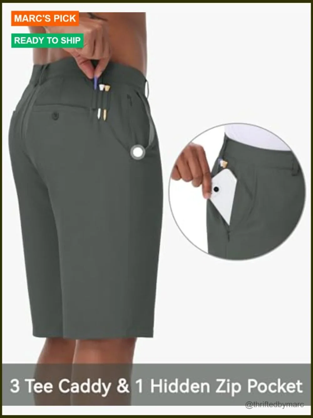 Men's Stretch Golf Shorts 8
